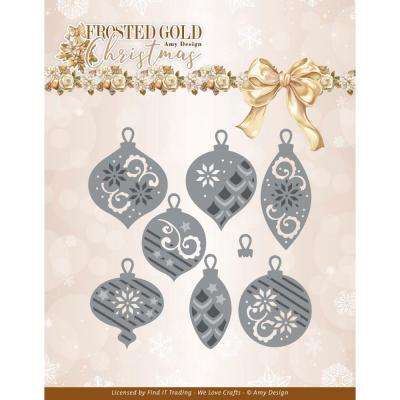 Find It Trading Frosted Gold Christmas - Frosted Gold Baubles